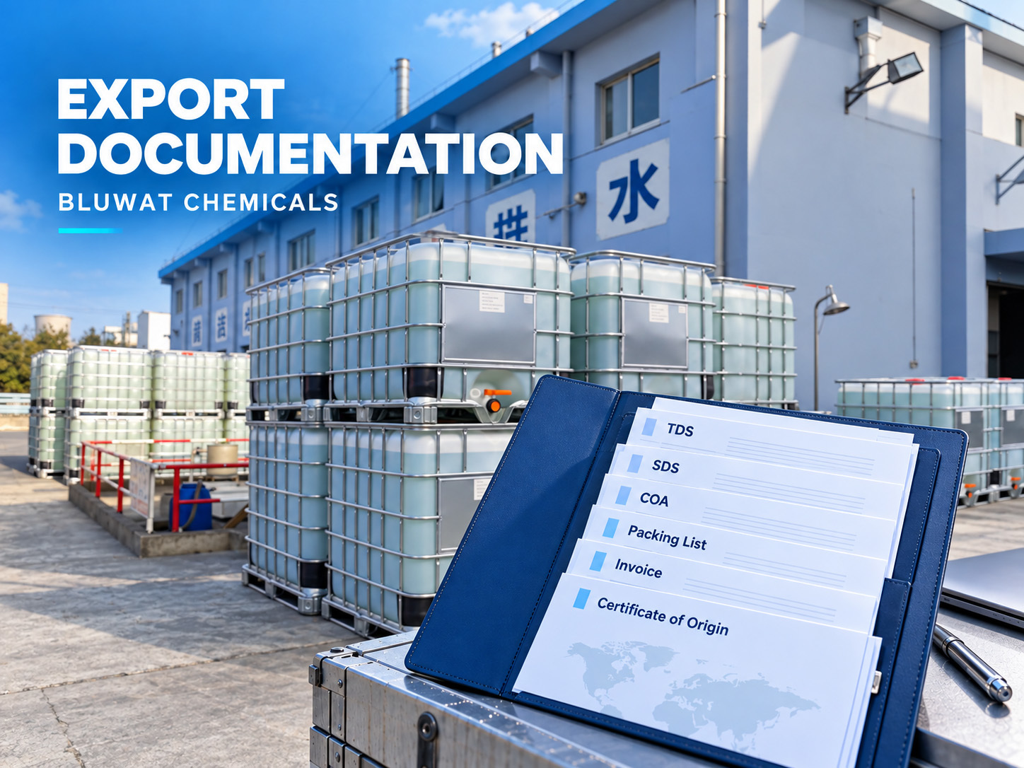 Derniers blogs de l'entreprise sur Quels documents d'exportation Bluwat Chemicals fournit-elle avec chaque expédition ?