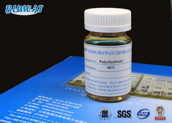 acheter Certificat NSF 40% Contenu de faible viscosité PolyDADMAC Coagulant organique Produits chimiques purificateurs de déchets Polymères cationiques fabrication en ligne