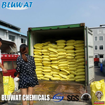 acheter Produits chimiques d'épuration de l'eau de PAC 30% de poudre de Yelllow pour le traitement de l'eau en Indonésie fabrication en ligne