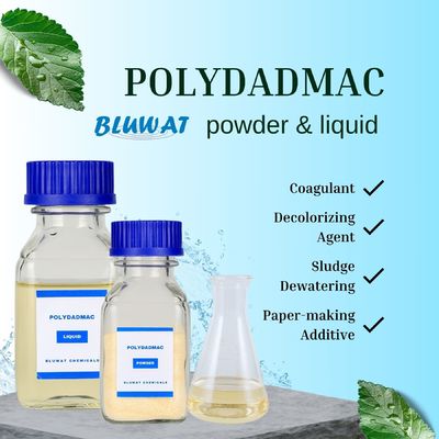 acheter Poudre Liquide PolyDADMAC PDADMAC PDMDAAC Textiles Agents de fixation de la couleur Décoloration du sucre Application Huile minière fabrication en ligne