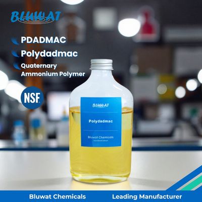 acheter Polymère d'ammonium quaternaire (PolyDADMAC) Coagulant polyamine pour la clarification de l'eau industrielle et le conditionnement des boues d'épuration | Bluwat Chemicals fabrication en ligne