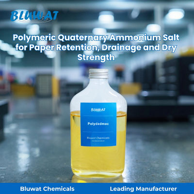 acheter Polymeric Quaternary Ammonium Salt Polydadmac for Paper Retention, Drainage and Dry Strength | Bluwat Chemicals fabrication en ligne