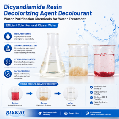 Acheter BWD-01 Agent décolorant pour l'eau - 55% de teneur solide en résine de dicyandiamide fabrication en ligne