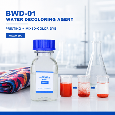 Acheter Agent de décoloration de l'eau BWD-01 pour les effluents d'impression textile et de teinture multicolore en Malaisie fabrication en ligne
