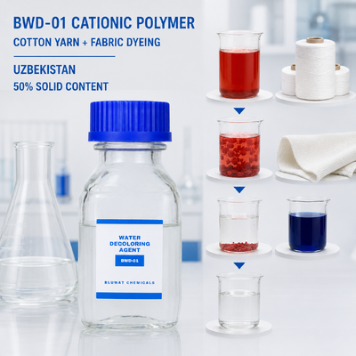 Acheter BWD-01 Polymère Cationique pour les Eaux Usées de Teinture de Fil et de Tissu de Coton en Ouzbékistan fabrication en ligne