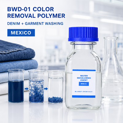 Acheter Agent de décoloration d'eau polymère cationique BWD-01 avec 50% de matière sèche pour les eaux usées de lavage de denim fabrication en ligne
