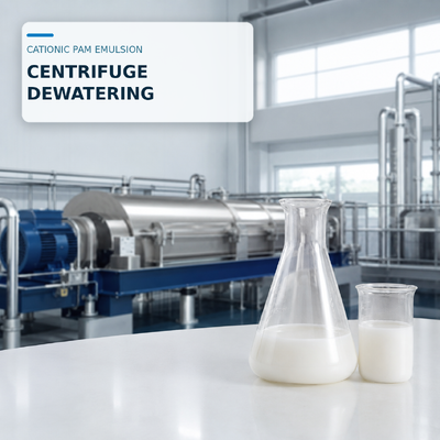 Acheter Émulsion de polyacrylamide cationique PAM pour la déshydratation par centrifugation des boues activées fabrication en ligne