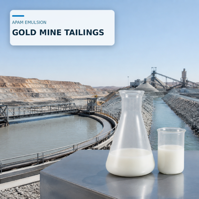 Acheter Émulsion PAM anionique pour le dépôt des résidus d'or, la récupération de l'eau et la floculation à très forte masse moléculaire fabrication en ligne