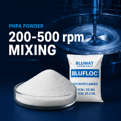 Acheter Mélange de poudre PHPA à 200-500 tr/min avec hydratation d'une heure fabrication en ligne