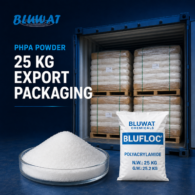 Acheter 25 kg de sacs de poudre de PHPA pour l'exportation et la manutention sur le chantier fabrication en ligne