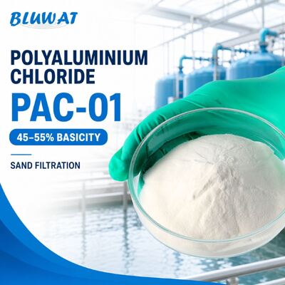 Acheter Basicité 45-55% Sac de 25 kg PAC-01 Chlorure de polyaluminium pour prétraitement de filtration sur sable fabrication en ligne