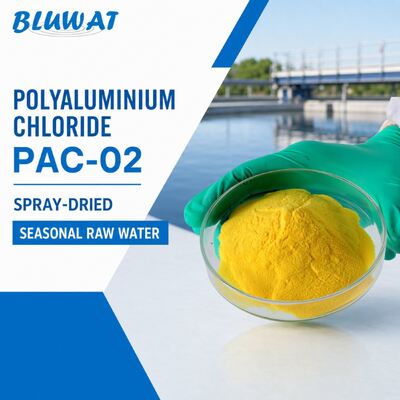 Acheter 30% min. Al2O3 séché par pulvérisation 25 kg Sac PAC-02 Polyaluminium Chloride pour le traitement saisonnier de l'eau brute fabrication en ligne