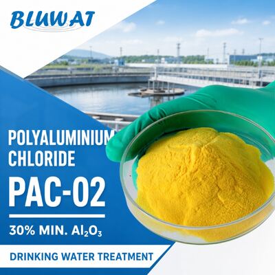Acheter 30% Min. Al2O3 Poudre Blanche Sac de 25kg Chlorure de Polyaluminium PAC-01 pour le Traitement de l'Eau Potable fabrication en ligne
