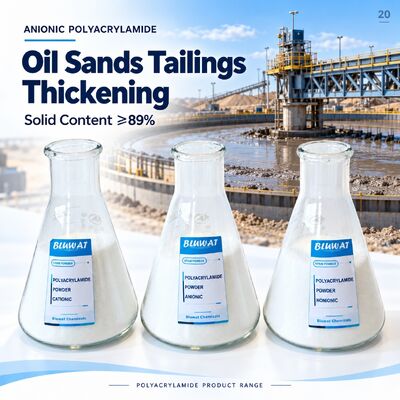 Acheter Anionic Polyacrylamide APAM 20-100 Mesh 89% Min Solid for Oil Sands Tailings Thickening CAS 9003-05-8 ISO 9001 Manufacturer 750kg Net Big Bag fabrication en ligne