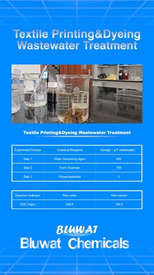acheter Traitement des eaux résiduaires effluent de sulfate ferrique de traitement de textile Bluwat fabrication en ligne
