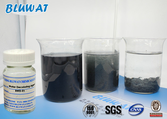 Valeur du pH de solution de l'eau du traitement de l'eau d'agent de Blufloc Decoloring 30% 3-6 BWD-01