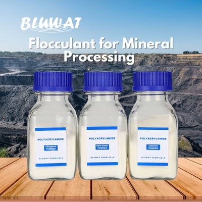 Polymère polyelectrolyte floculant pour traitement des minéraux lavage du charbon lavage du sable sédimentation ou centrifugation