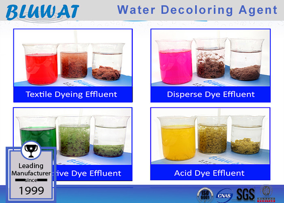 Le produit chimique effluent de traitement de l'eau d'agent liquide de Decoloring pour la couleur enlèvent la diminution de MORUE