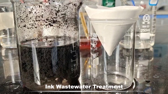 1327 41 essai de pot de traitement des eaux résiduaires d'encre de chlorure de 9 polyaluminiums