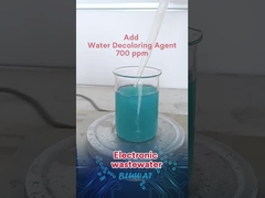 Traitement électronique des eaux usées par agent décolorant de l'eau, polyacrylamide