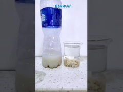 Épreuve du pot de traitement des eaux usées liquides de coupe par coagulants et floculants