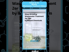 Traitement des eaux usées par l'eau de broyage du verre