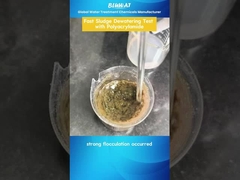 Déshydratation des boues en quelques minutes avec du polyacrylamide