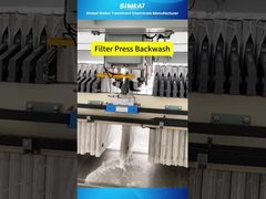#Demo de traitement des eaux usées #FilterPress Backwash Traitement de l'eau par #BluwatChemicals