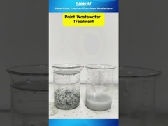 Test de décoloration des eaux usées.